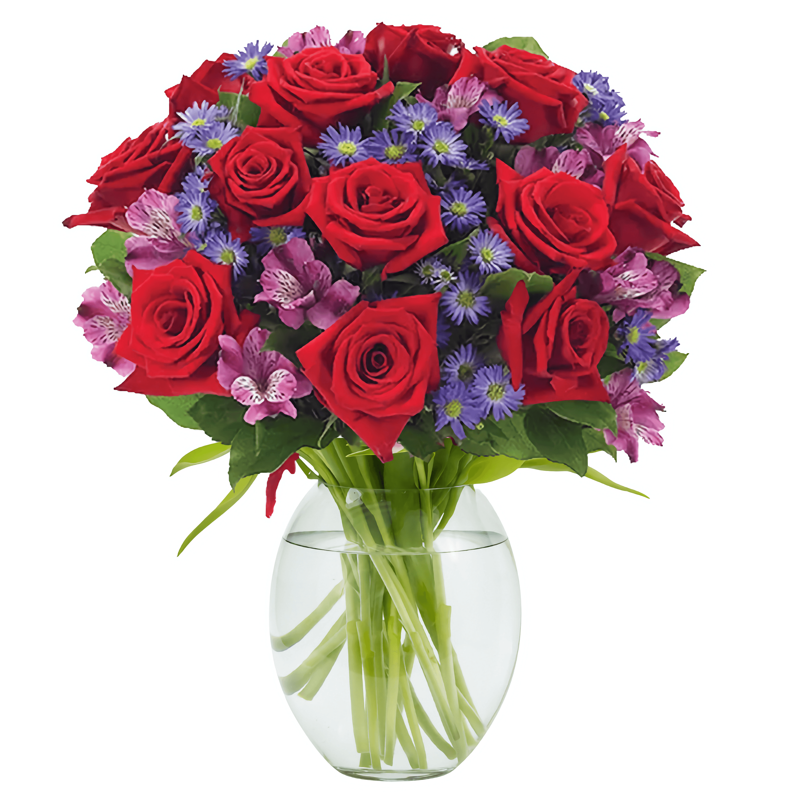 Romantic Vibes — pink and purple roses bouquet for anniversary delivery Egypt