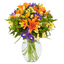 Colorful Flowers — vibrant iris and lily bouquet for birthday delivery in Egypt