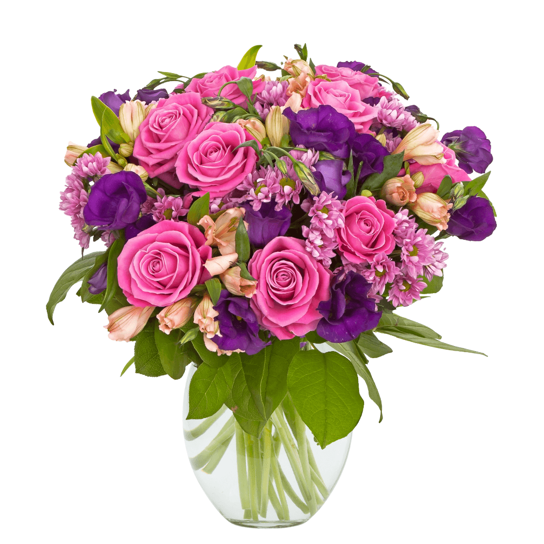Surprise Me — pink and purple mixed surprise bouquet for delivery in Egypt